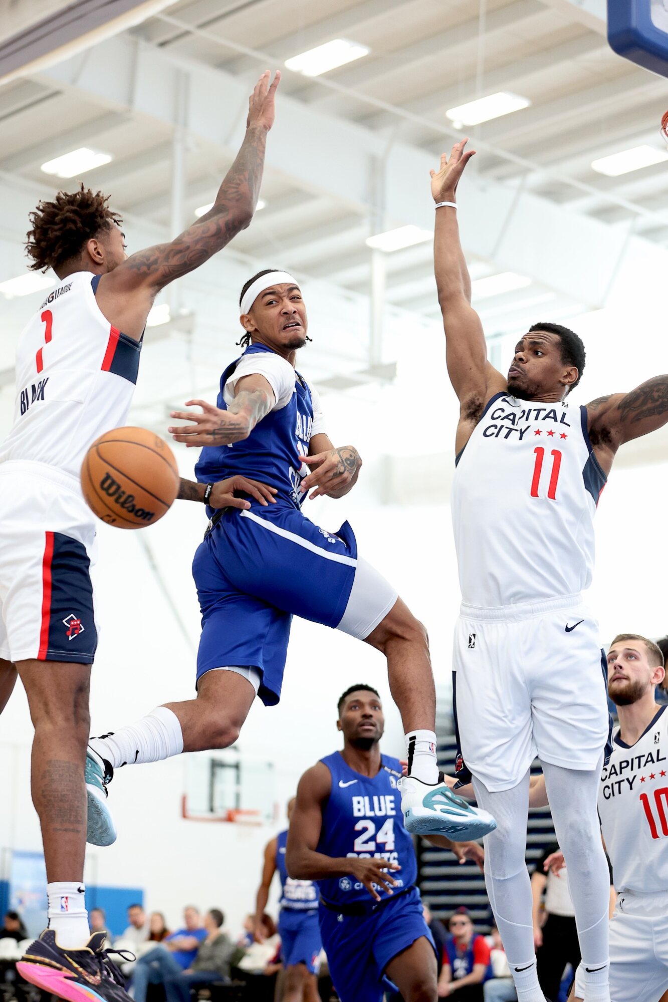 Basketball player in motion photographed by Corey Fader